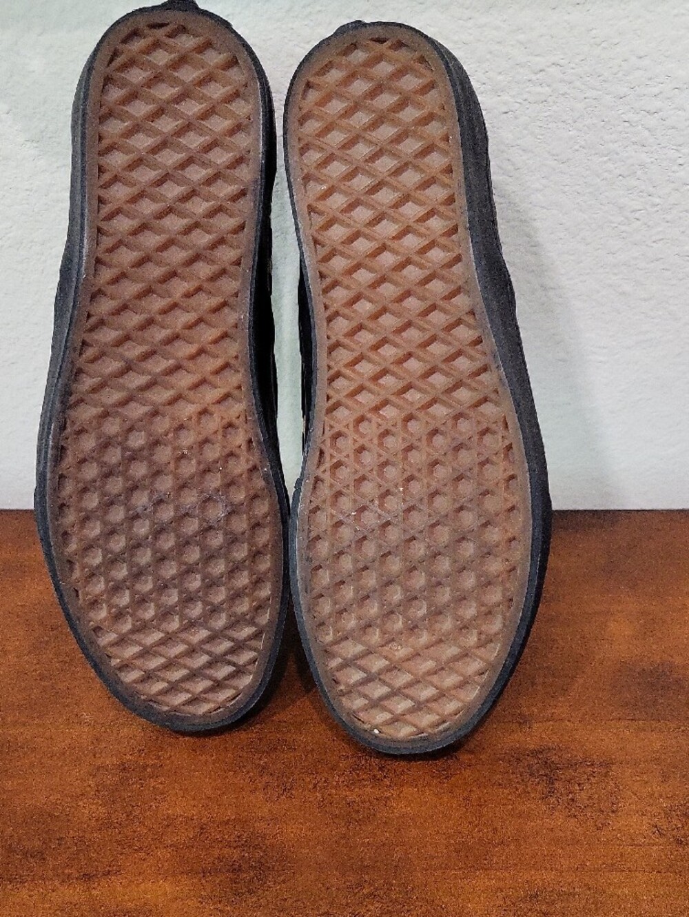 Vans Slip-On Sneakers - Tan and Black Leopard with Skull Accents Size 9 - Picture 8 of 8